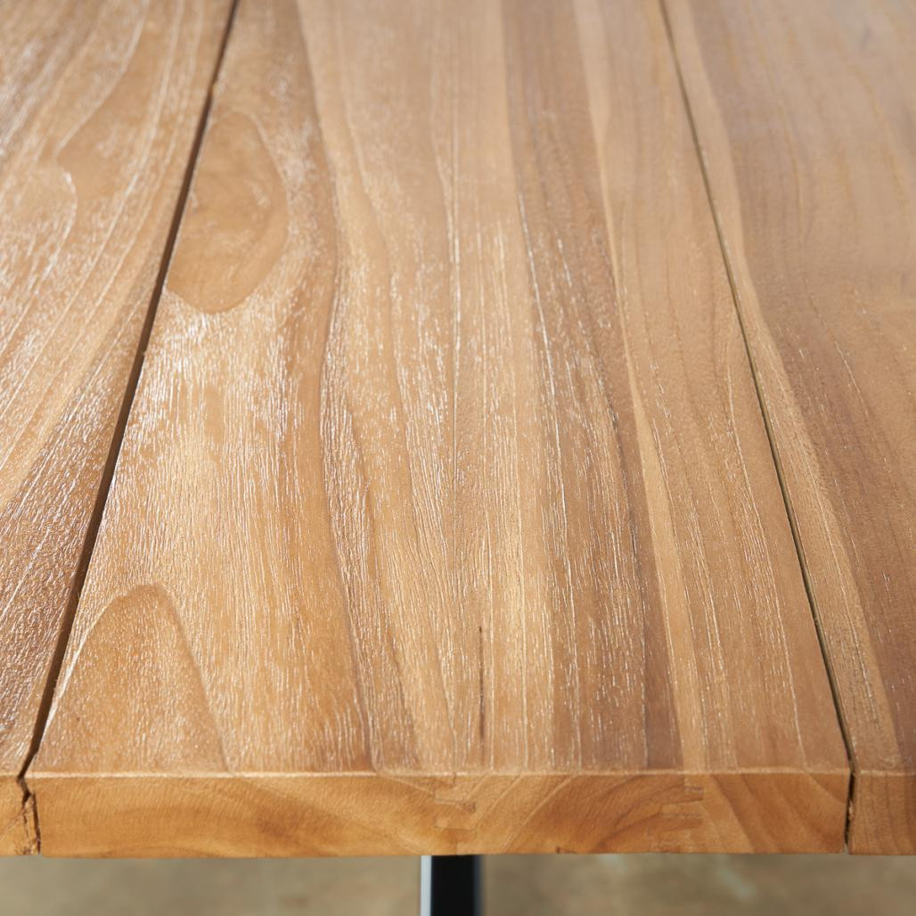 Mesa de jardà­n de teca 200 cm Paulo