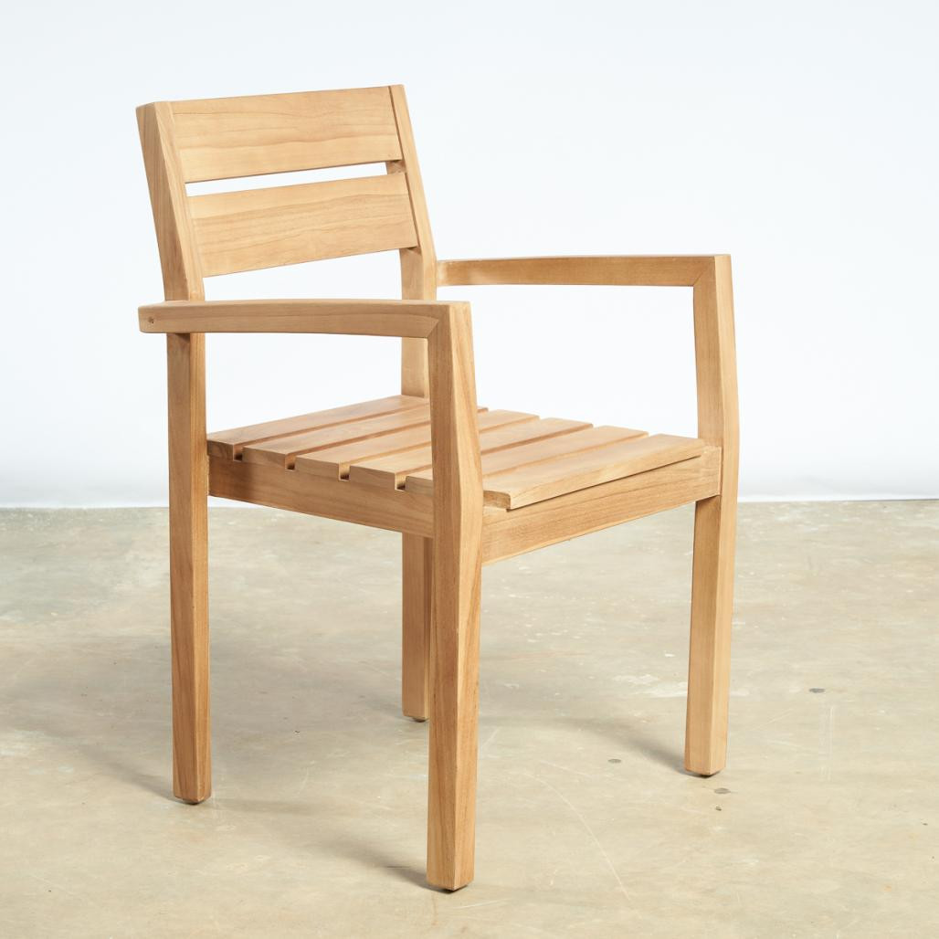 Sillón de jardàn de teca maciza Harold Sillón de jardàn de teca maciza Harold