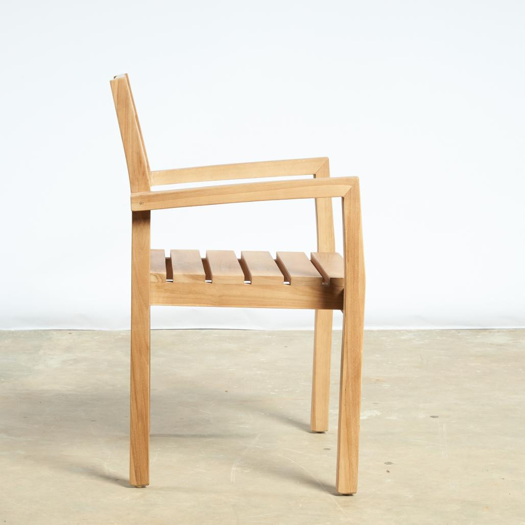 Sillón de jardàn de teca maciza Harold Sillón de jardàn de teca maciza Harold