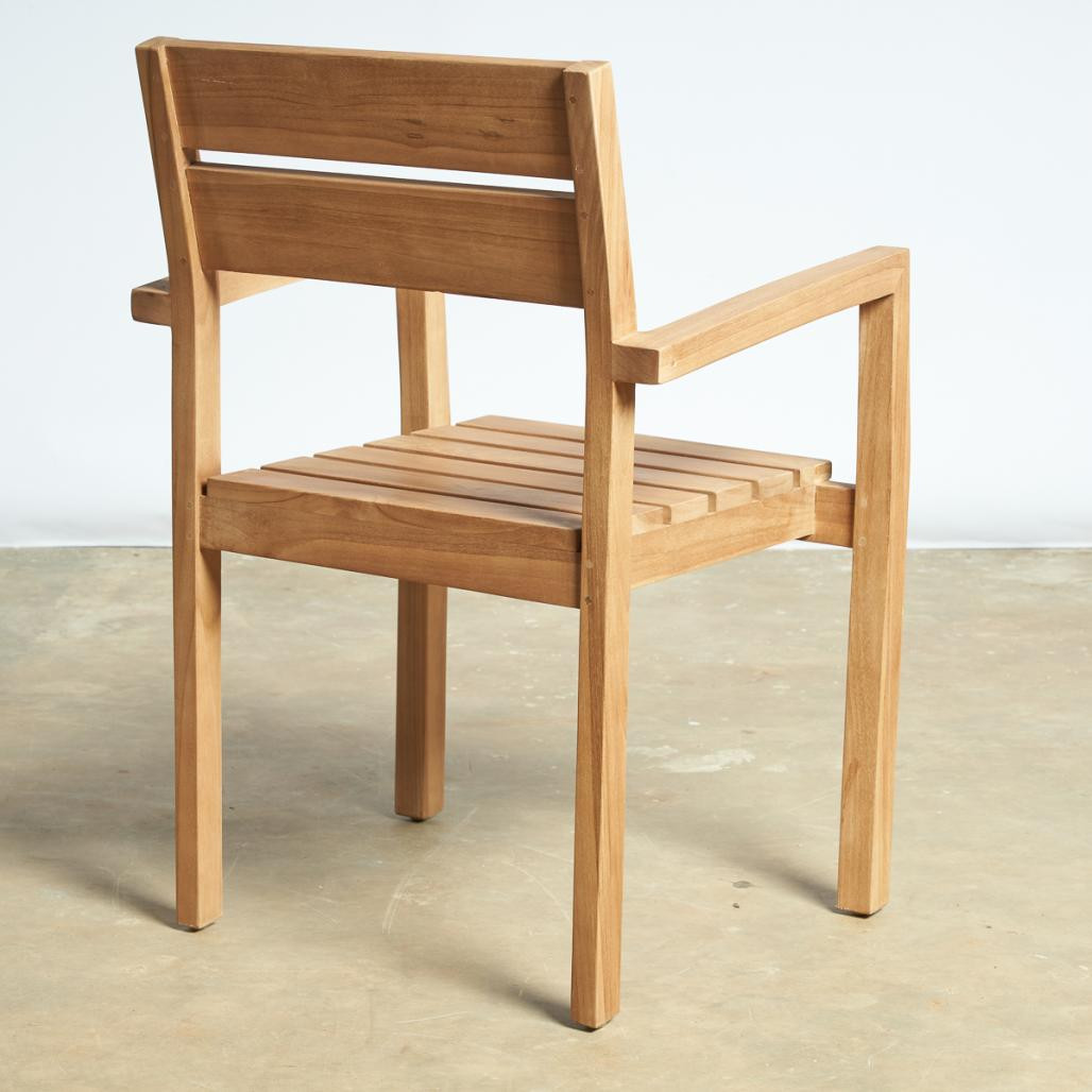 Sillón de jardàn de teca maciza Harold Sillón de jardàn de teca maciza Harold
