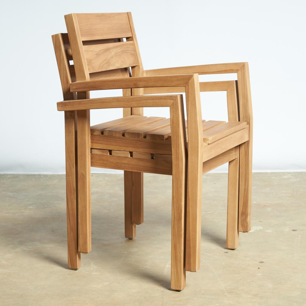 Sillón de jardàn de teca maciza Harold Sillón de jardàn de teca maciza Harold