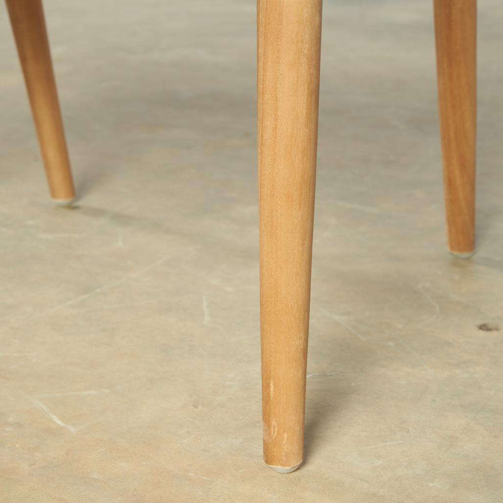 Sillón de jardàn de teca y cuerda gris oscuro César Sillón de jardàn de teca y cuerda gris oscuro César