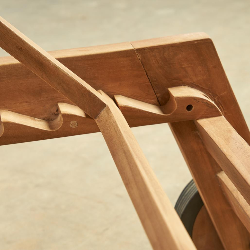Tumbona de teca maciza Fabio Tumbona de teca maciza Fabio