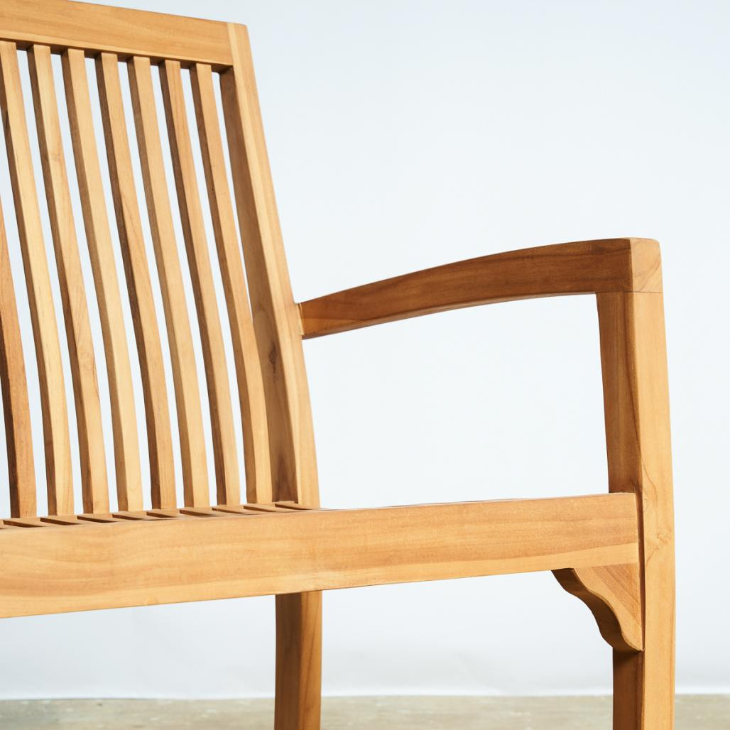 Banco de jardàn de teca maciza 120 cm Homer Banco de jardàn de teca maciza 120 cm Homer