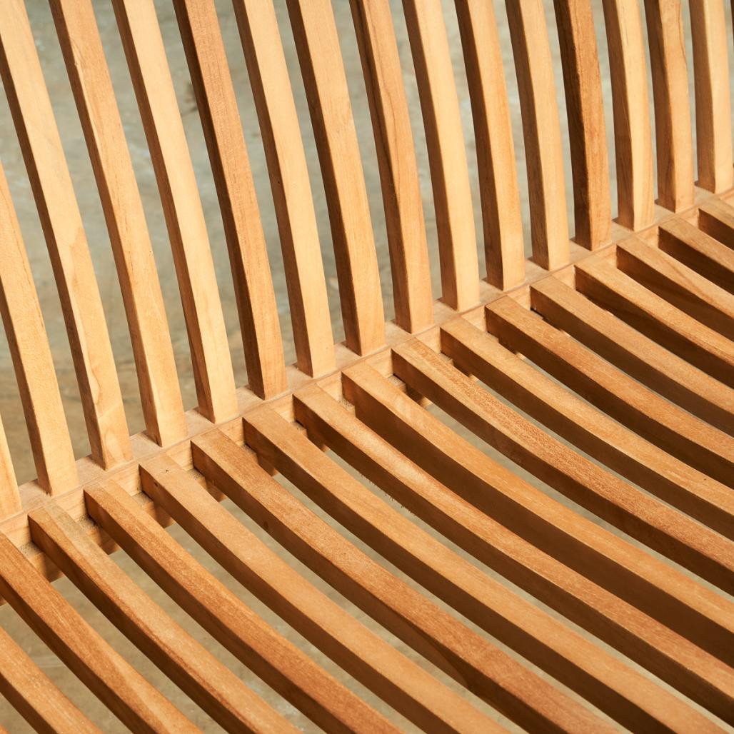 Banco de jardàn de teca maciza 120 cm Homer Banco de jardàn de teca maciza 120 cm Homer