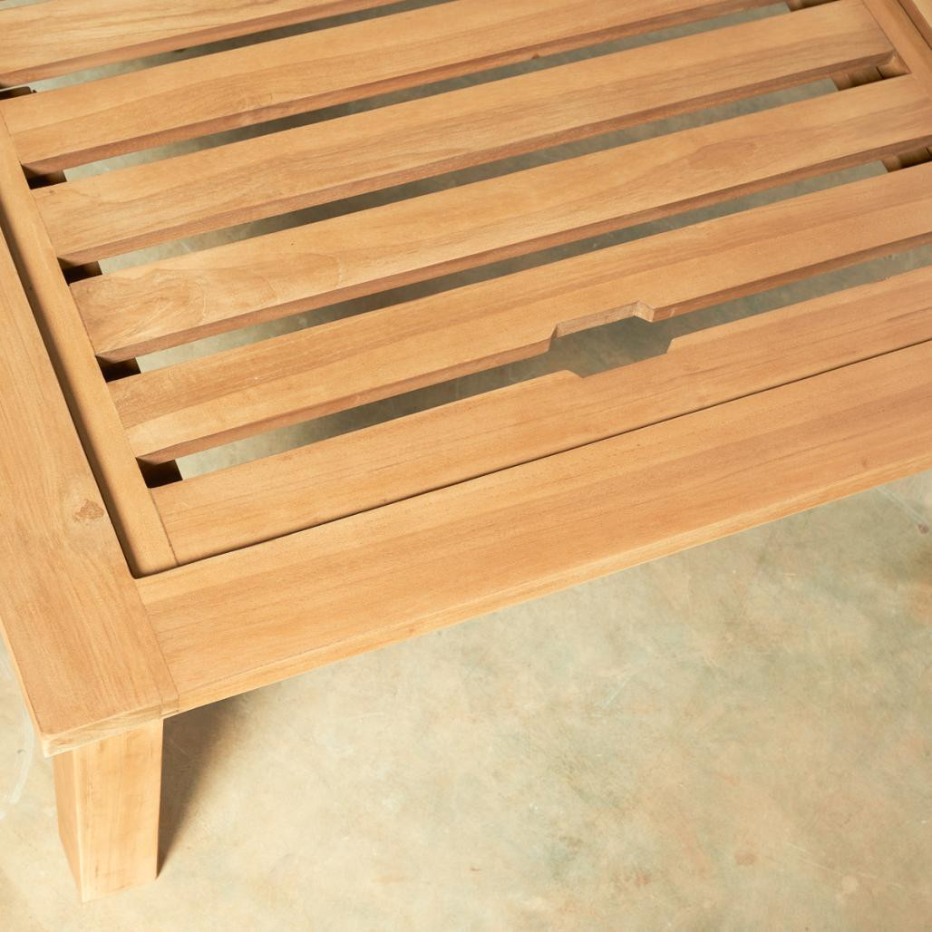 Tumbona de teca maciza Mamba