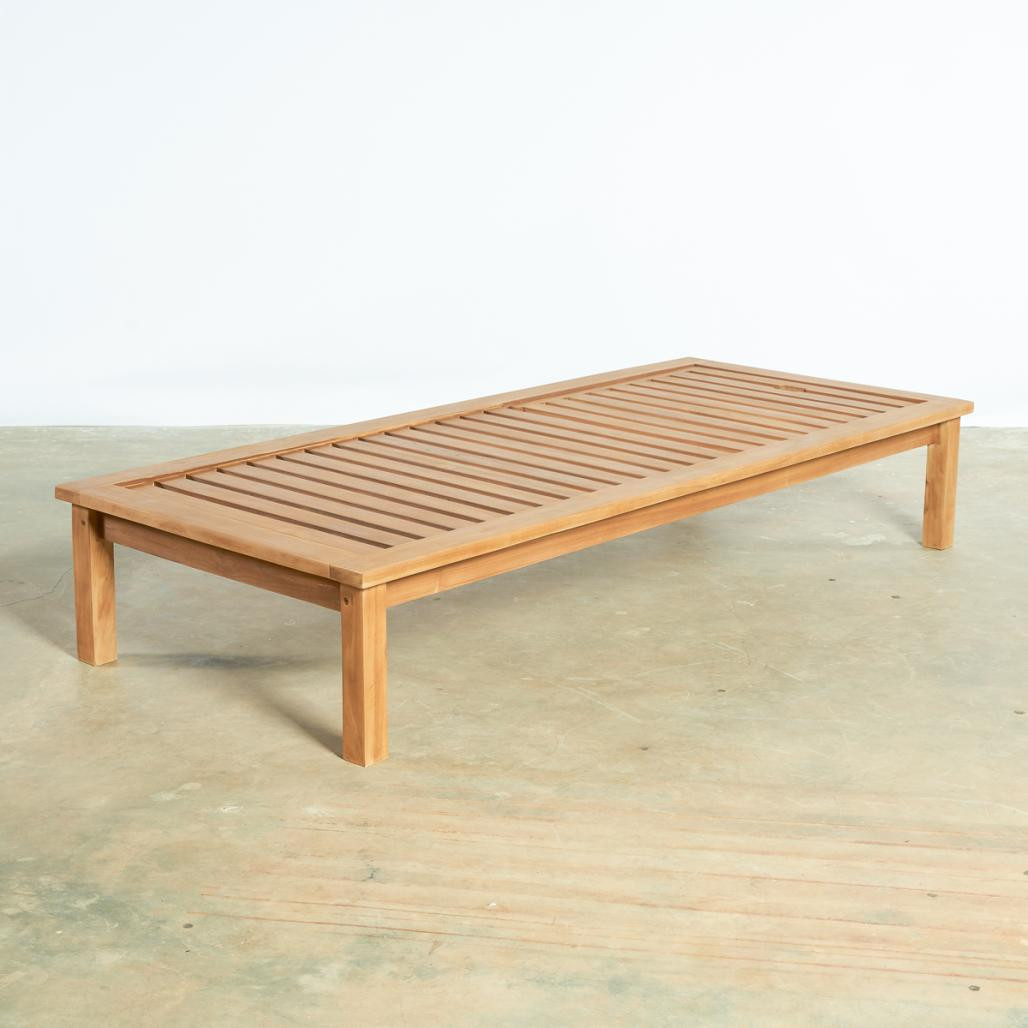 Tumbona de teca maciza Mamba