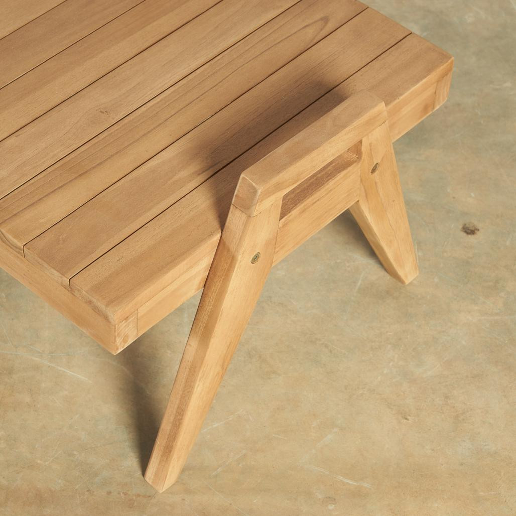 Mesita de jardàn de teca maciza Axel Mesita de jardàn de teca maciza Axel