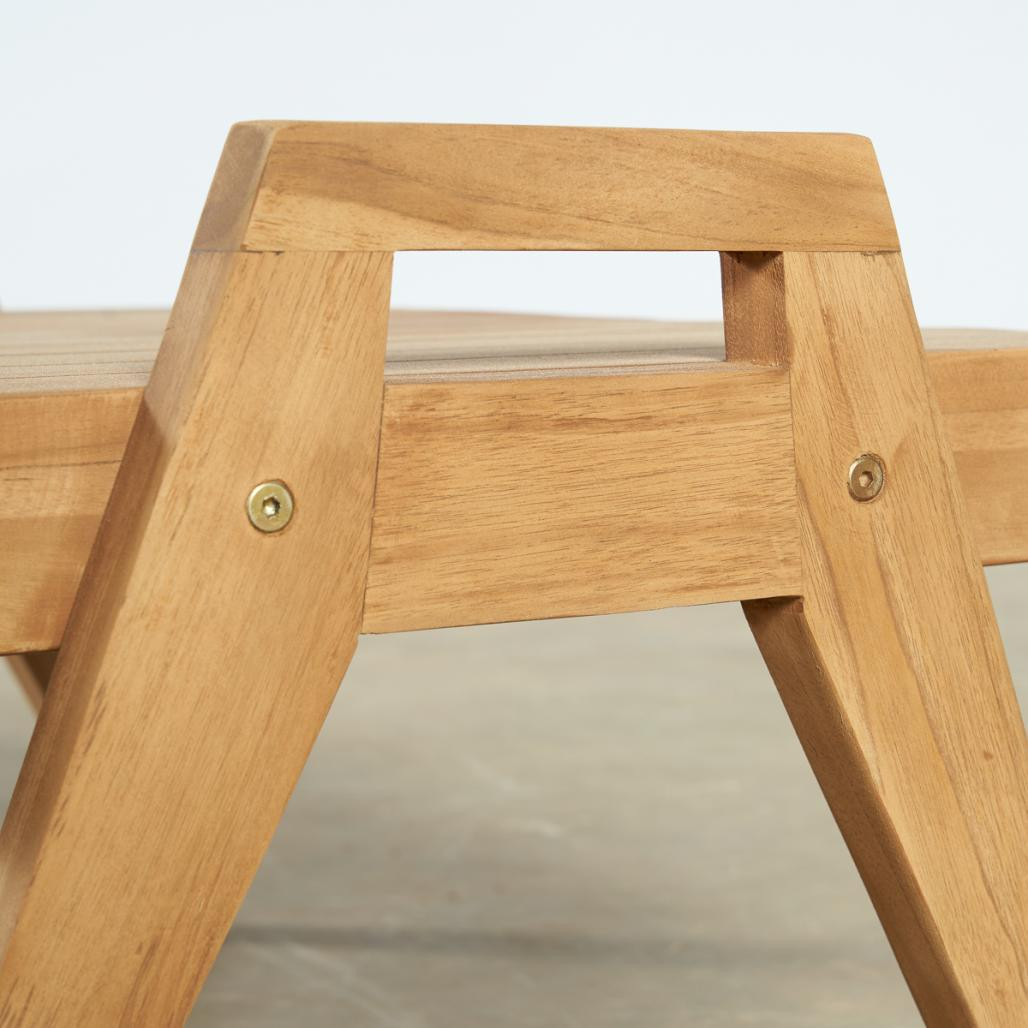 Mesita de jardàn de teca maciza Axel Mesita de jardàn de teca maciza Axel