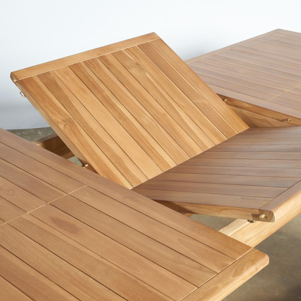 Ensemble table extensible de jardin et 8 chaises pliantes Ensemble table extensible de jardin et 8 chaises pliantes