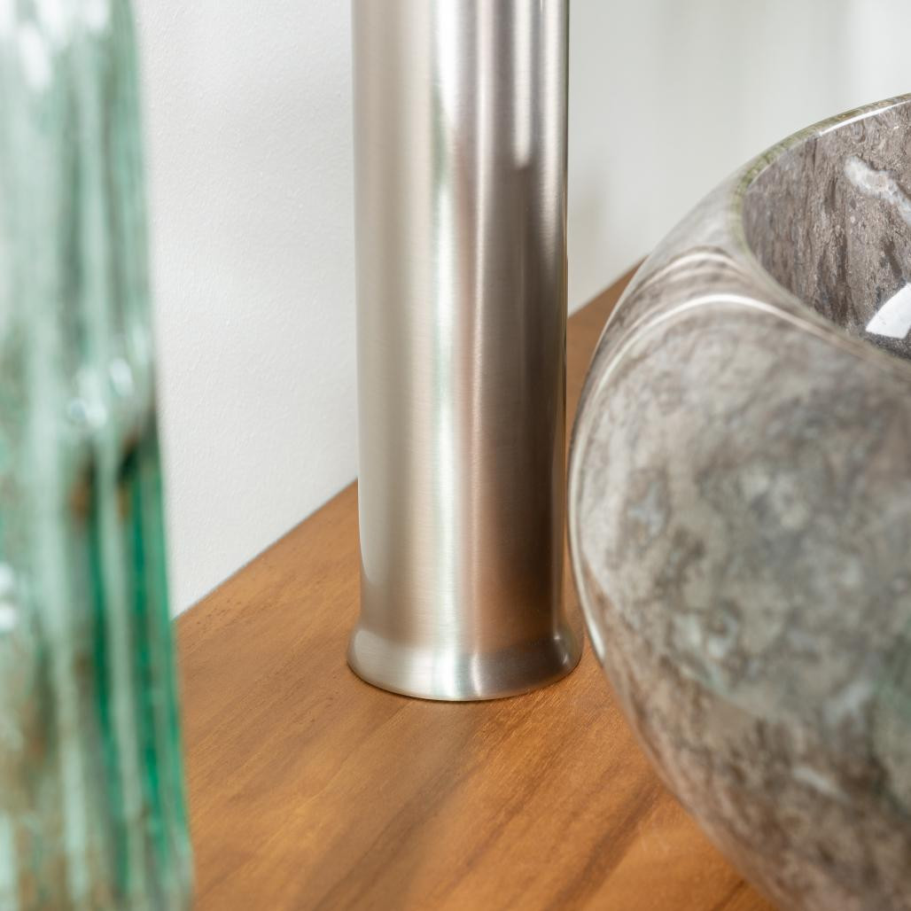 Mezclador de baño para lavabo Narva níquel cepillado