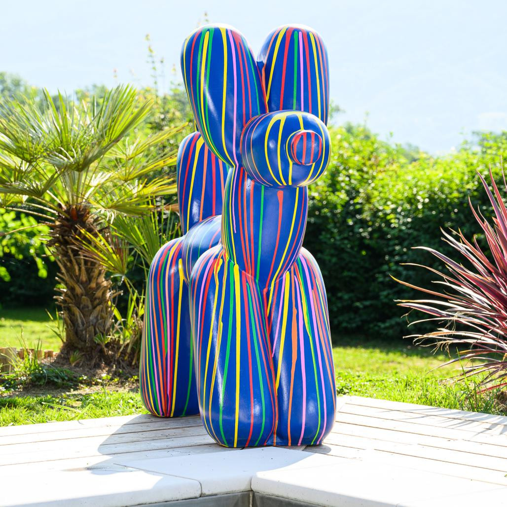 Estatua perro globo trash 100 cm Estatua perro globo trash 100 cm