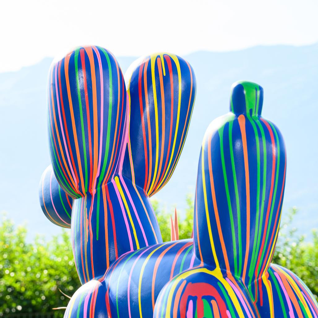 Estatua perro globo trash 100 cm Estatua perro globo trash 100 cm