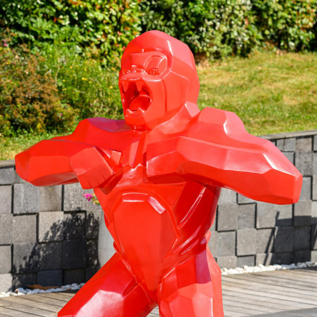 Estatua gorila kong rojo 150 cm Estatua gorila kong rojo 150 cm