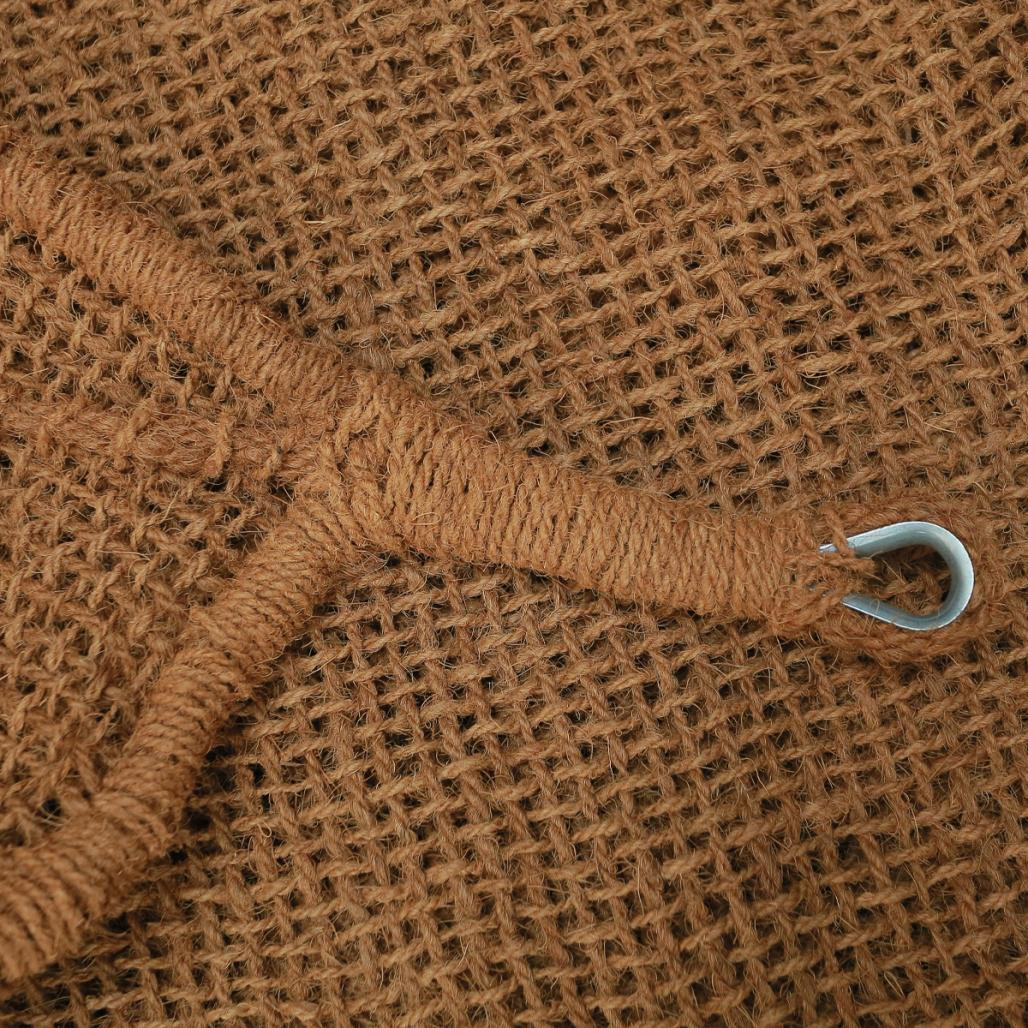 Vela de sombra de fibra de coco para colgar 2x3 Vela de sombra de fibra de coco para colgar 2x3