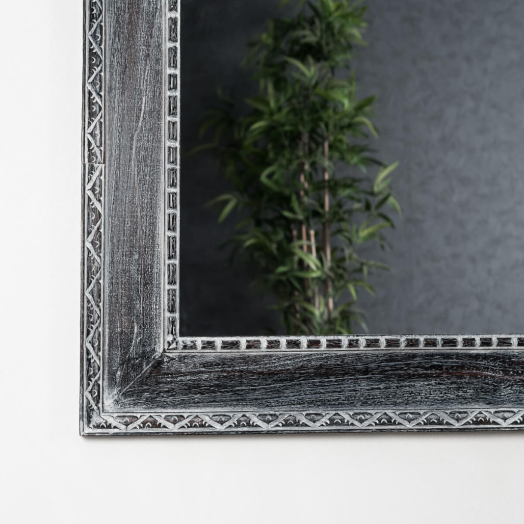 Espejo de madera con pátina lacada, Palermo, 140 x 80 cm Espejo de madera con pátina lacada, Palermo, 140 x 80 cm