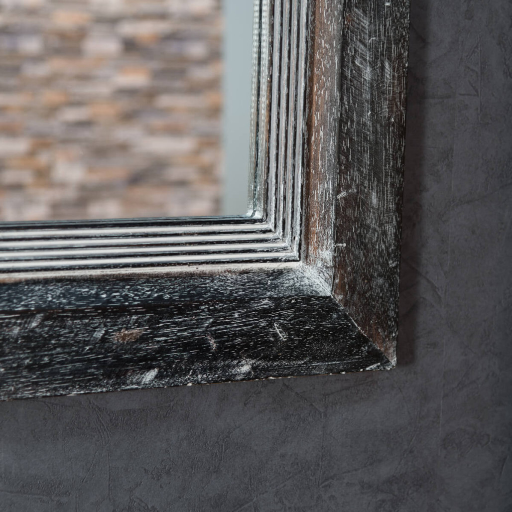 Espejo Venecia de madera con pátina lacada 140 x 80 cm Espejo Venecia de madera con pátina lacada 140 x 80 cm