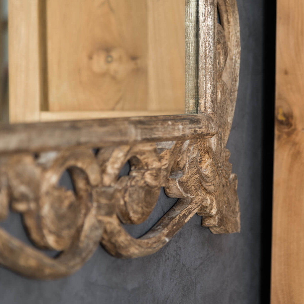Espejo Córdoba de madera con pátina bronce 140 x 80 Espejo Córdoba de madera con pátina bronce 140 x 80