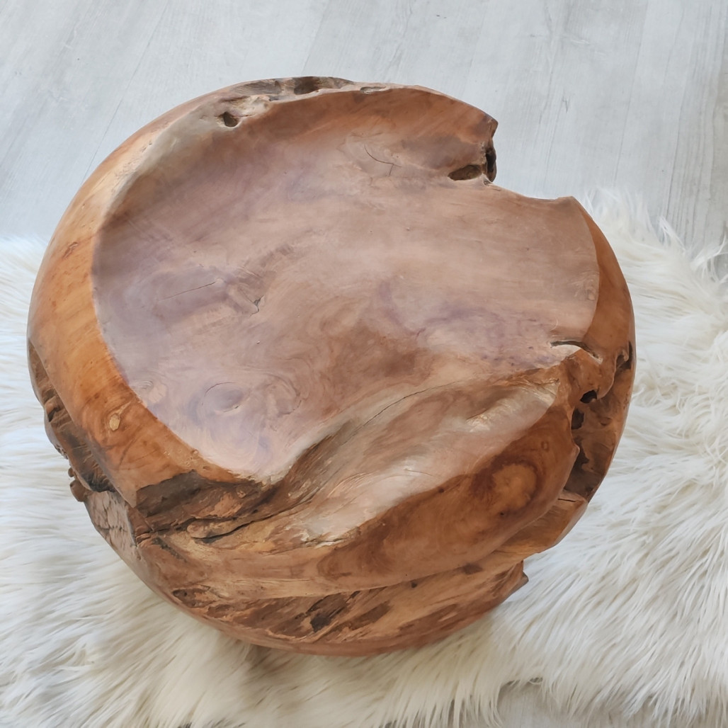 Mueble de madera : puf de madera, teca maciza, 40 x 50 cm Mueble de madera : puf de madera, teca maciza, 40 x 50 cm