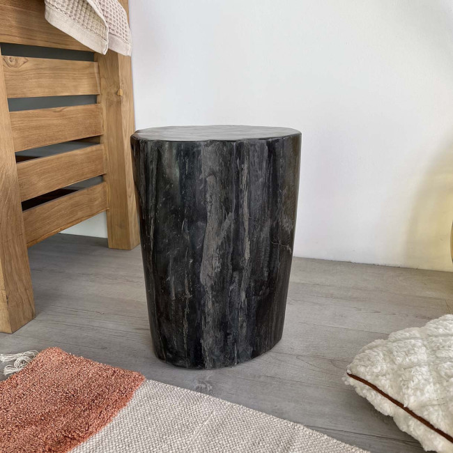 TABURETE de diseño MADERA PETRIFICADA