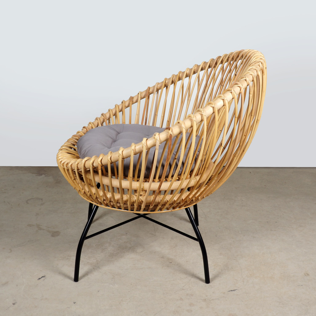 Sillón de jardí­n en ratán Eloise