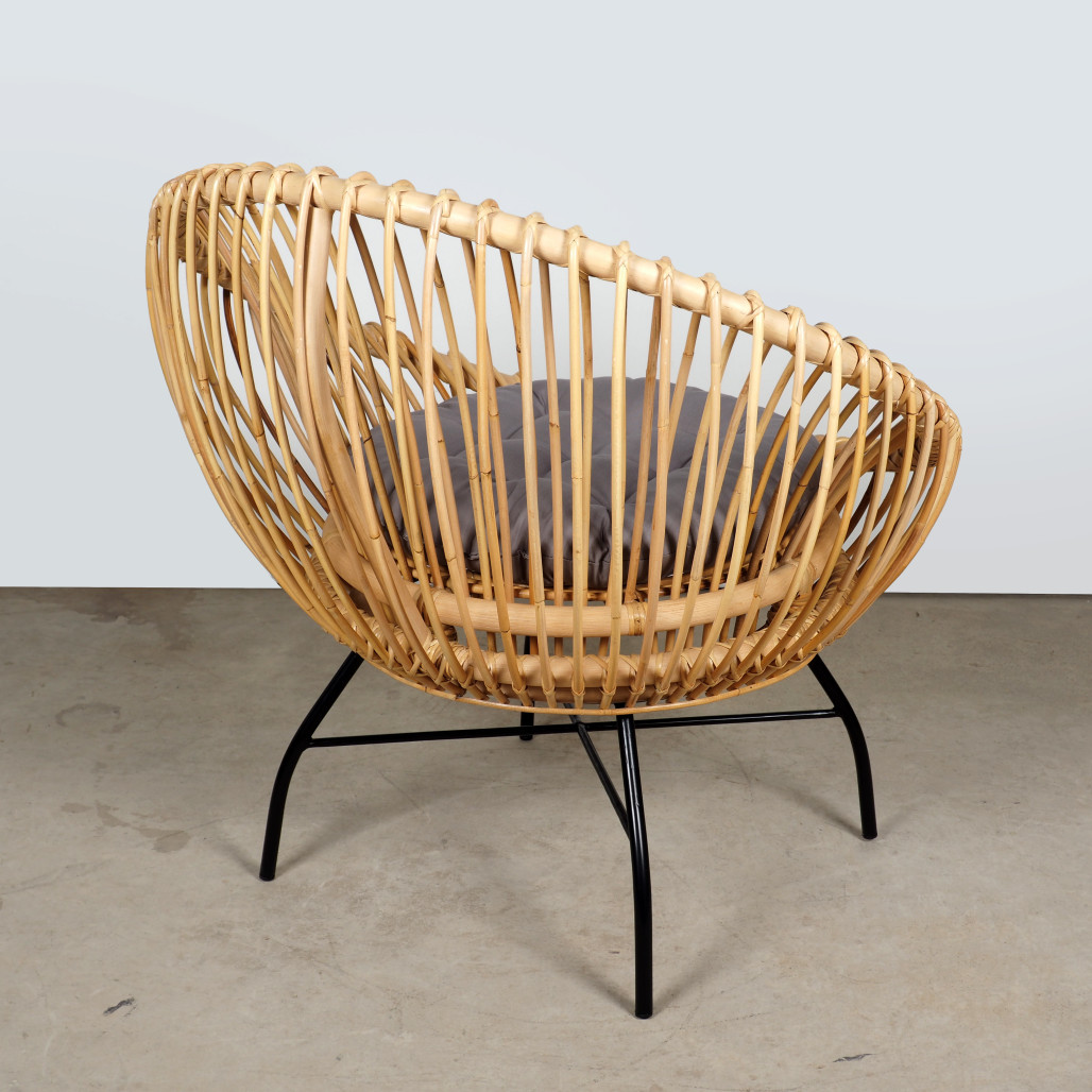 Sillón de jardí­n en ratán Eloise