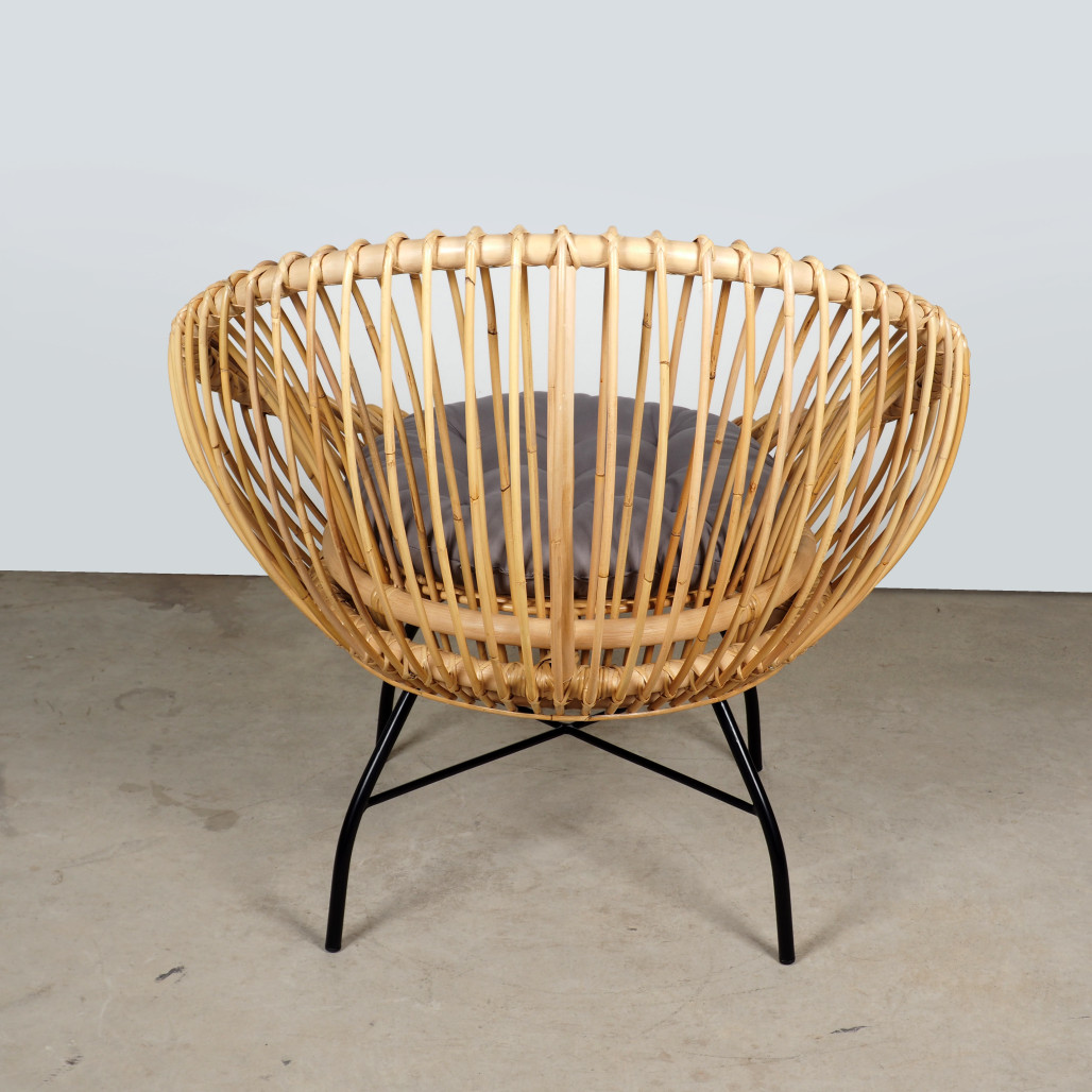 Sillón de jardí­n en ratán Eloise