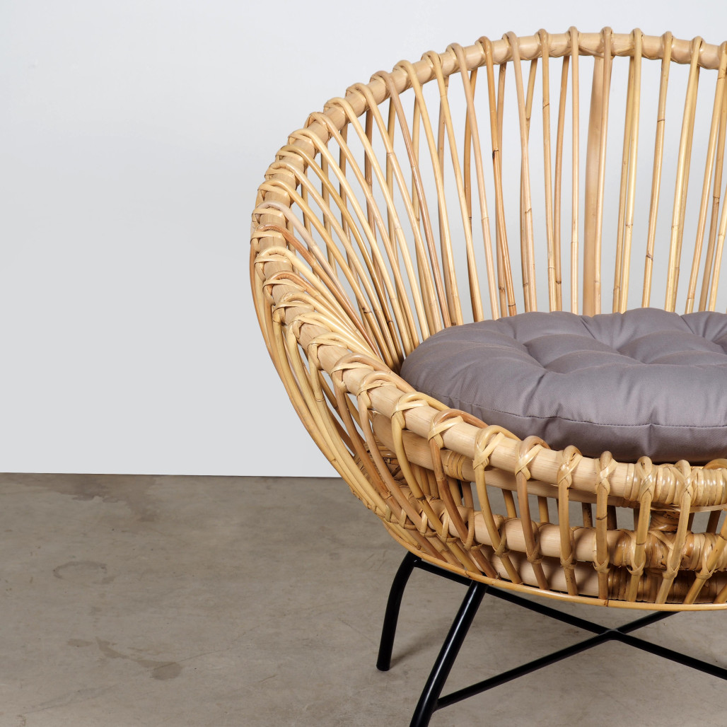 Sillón de jardí­n en ratán Eloise