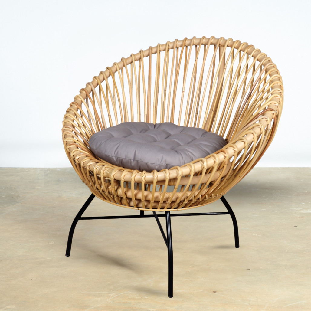 Sillón de jardí­n en ratán Eloise