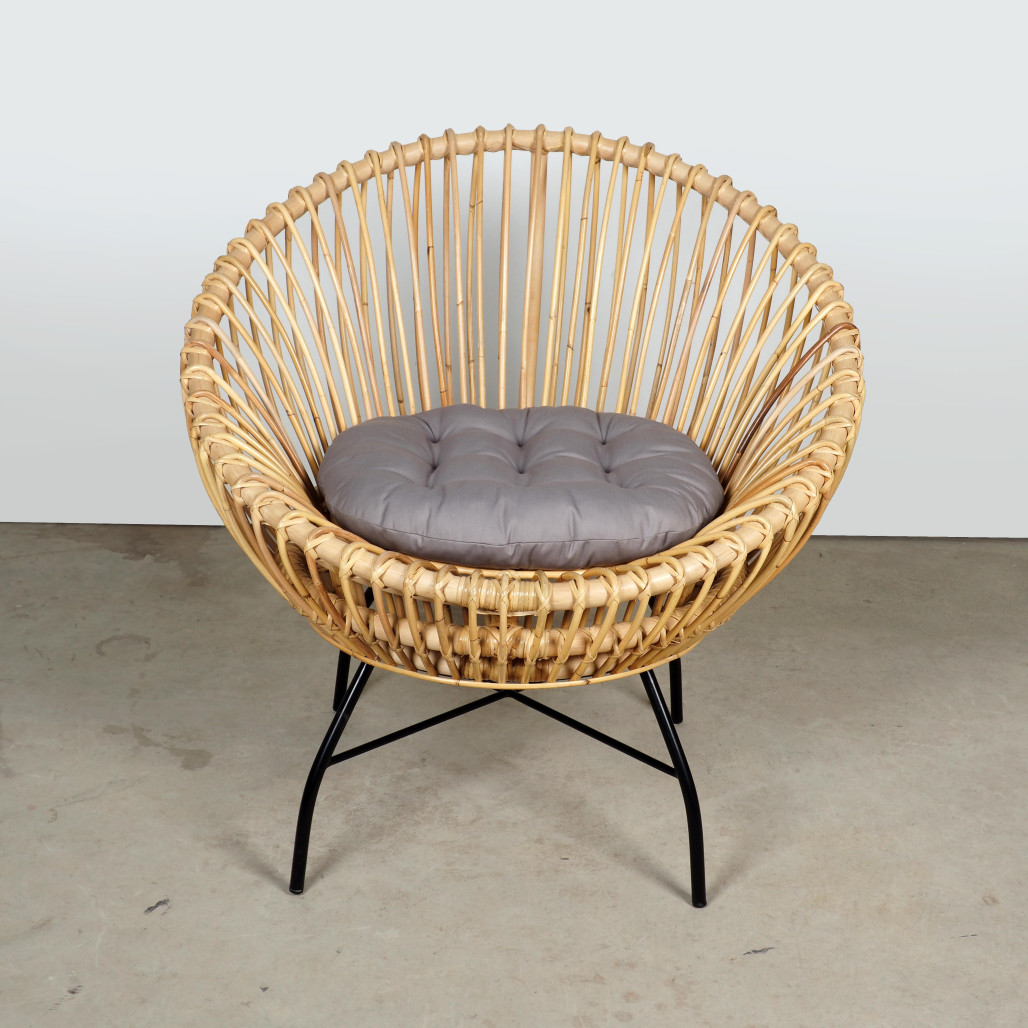 Sillón de jardí­n en ratán Eloise