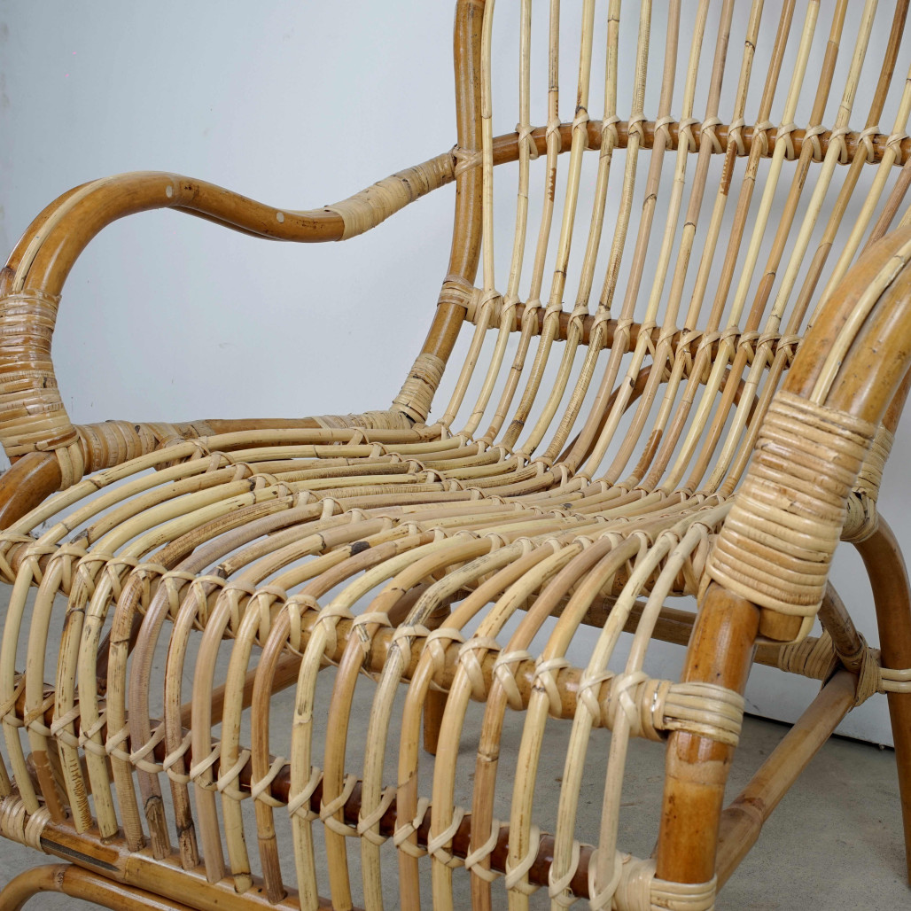 Sillón de jardí­n en ratán Kiran