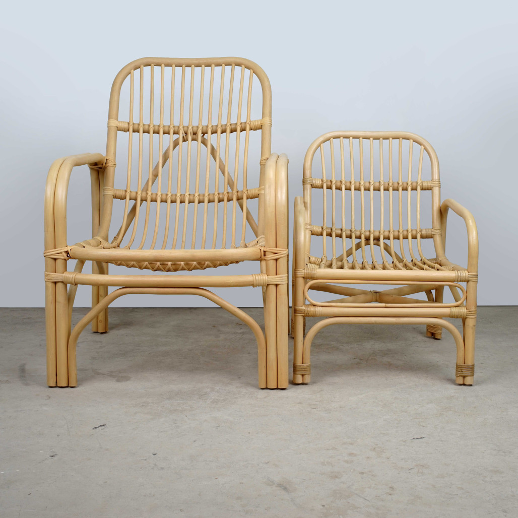 Sillón infantil de jardí­n en ratán Luisa