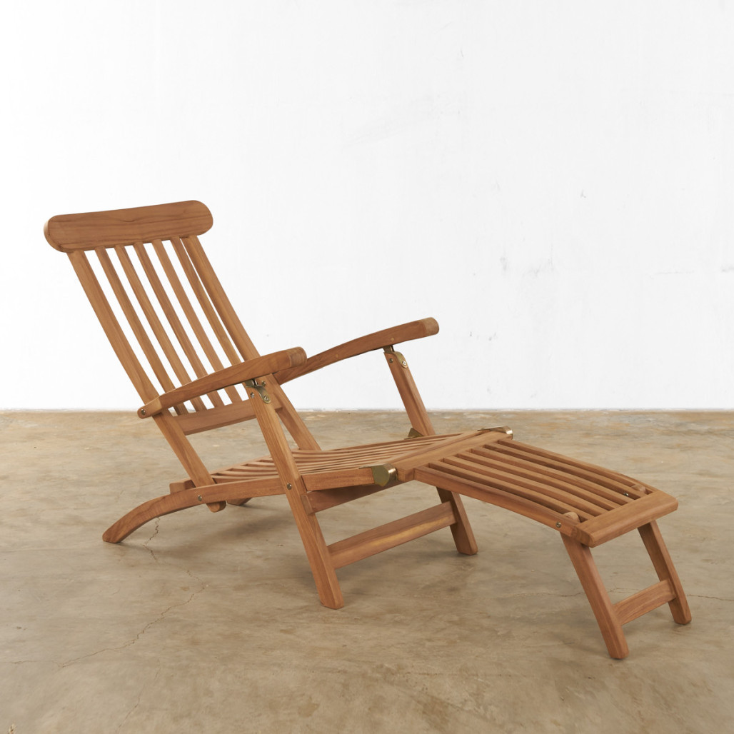 Tumbona de teca maciza Audrey