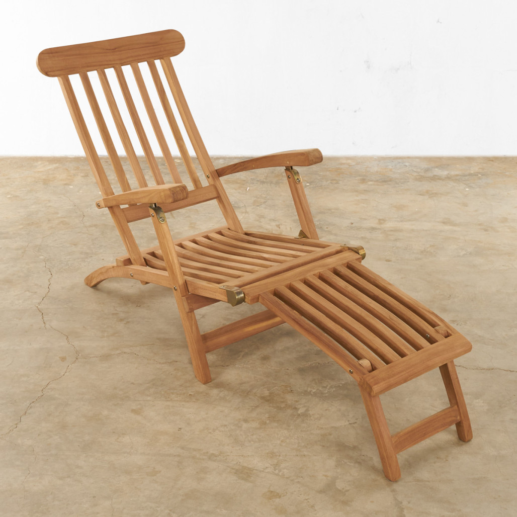 Tumbona de teca maciza Audrey