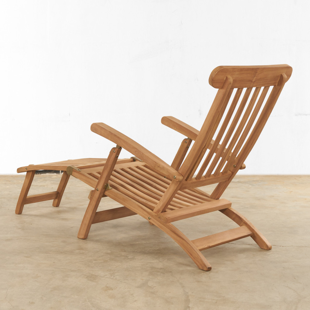 Tumbona de teca maciza Audrey