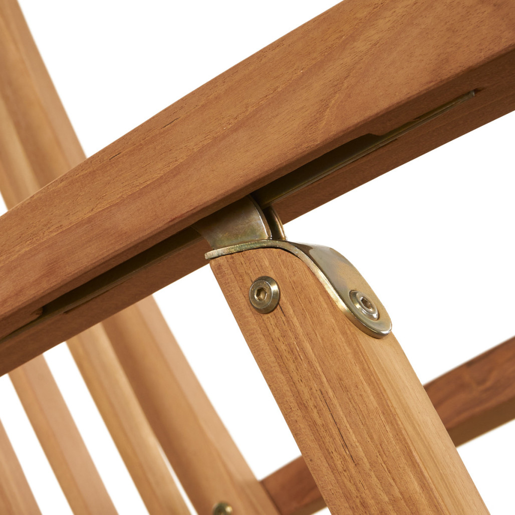 Tumbona de teca maciza Audrey