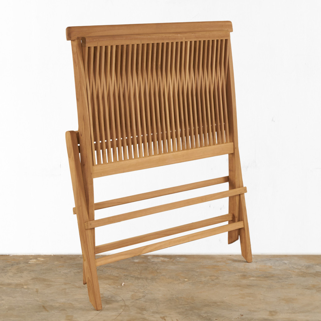 Banco de jardín de teca plegable Audrey