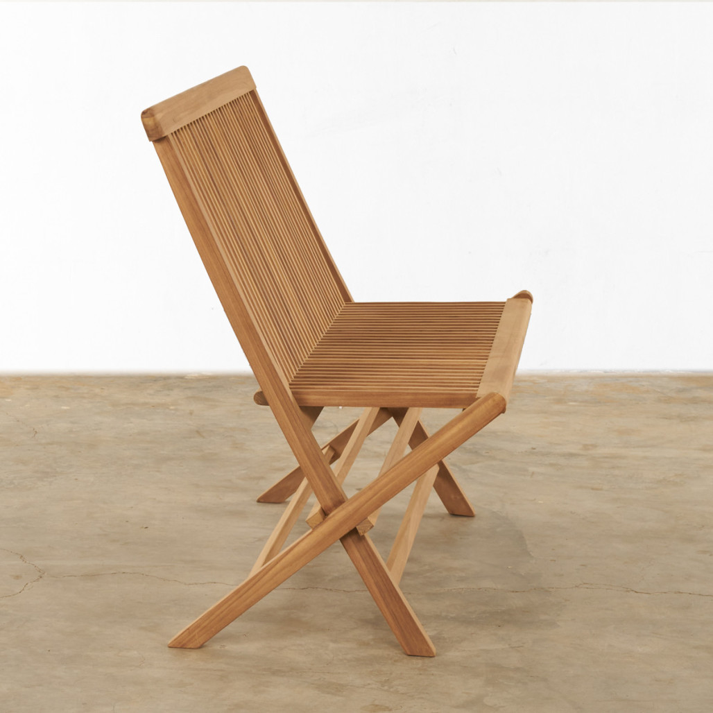 Banco de jardín de teca plegable Audrey