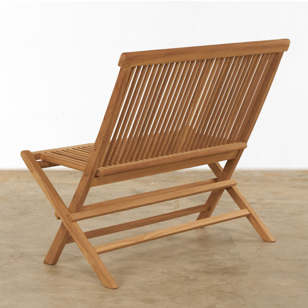 Banco de jardín de teca plegable Audrey