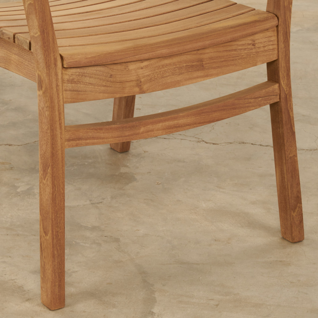 Sillón de jardín en teca maciza Horismo Sillón de jardín en teca maciza Horismo