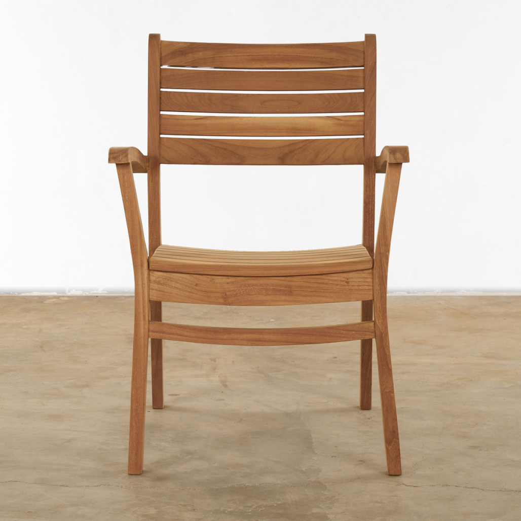 Sillón de jardín en teca maciza Horismo Sillón de jardín en teca maciza Horismo