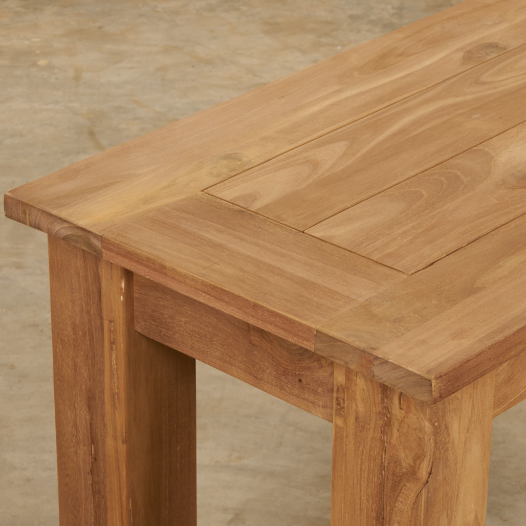 Banco de jardín de teca maciza Matado 130 cm Banco de jardín de teca maciza Matado 130 cm