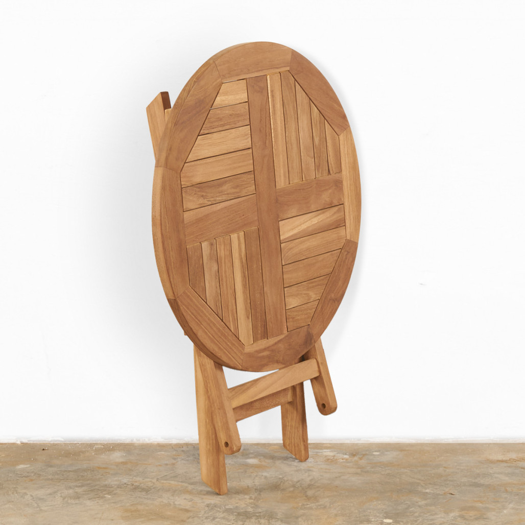 Mesa de centro de jardín en teca maciza Onora Mesa de centro de jardín en teca maciza Onora