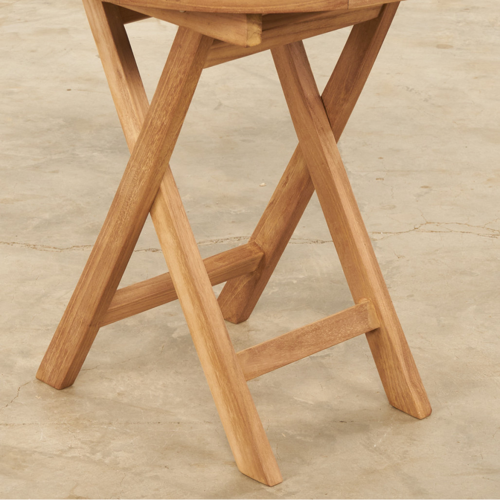 Mesa de centro de jardín en teca maciza Onora Mesa de centro de jardín en teca maciza Onora