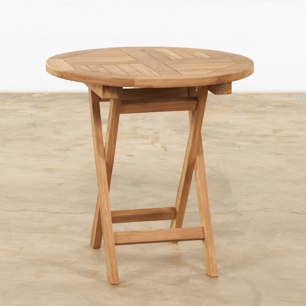 Mesa de centro de jardín en teca maciza Onora Mesa de centro de jardín en teca maciza Onora