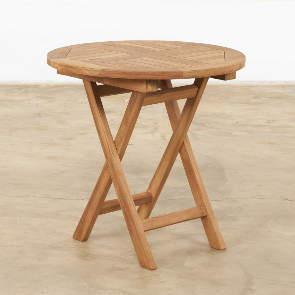 Mesa de centro de jardín en teca maciza Onora Mesa de centro de jardín en teca maciza Onora