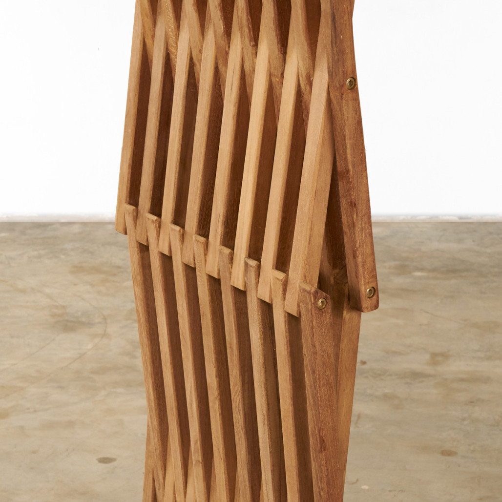 Mesa de centro plegable de teca Fish