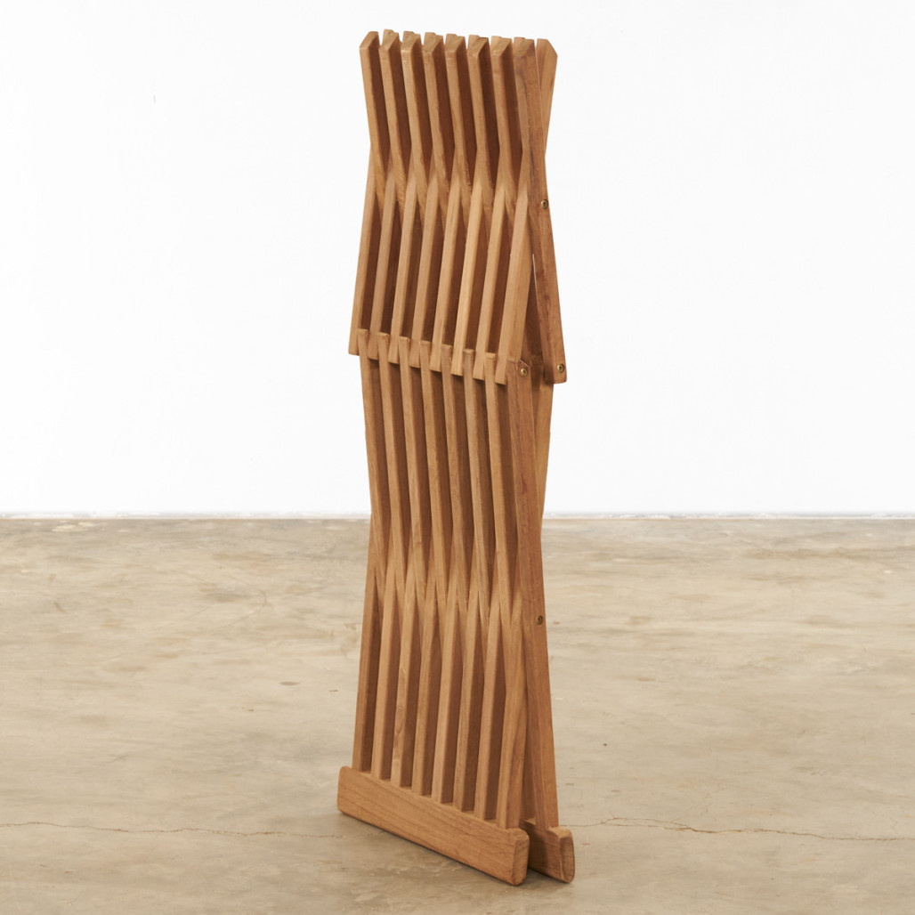 Mesa de centro plegable de teca Fish