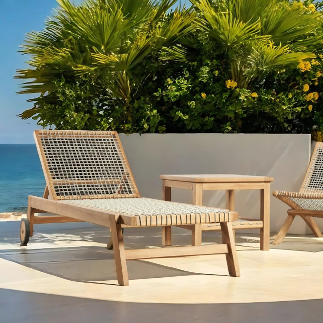 Tumbona - Transat en teca - Wanda collection