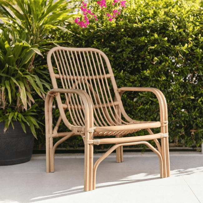 Sillón de jardí­n en ratán Sense